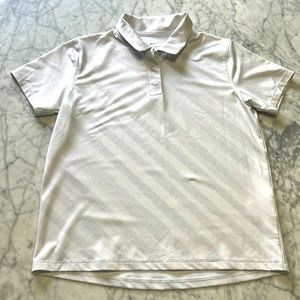 Nike Dri-Fit White Polo Sz M